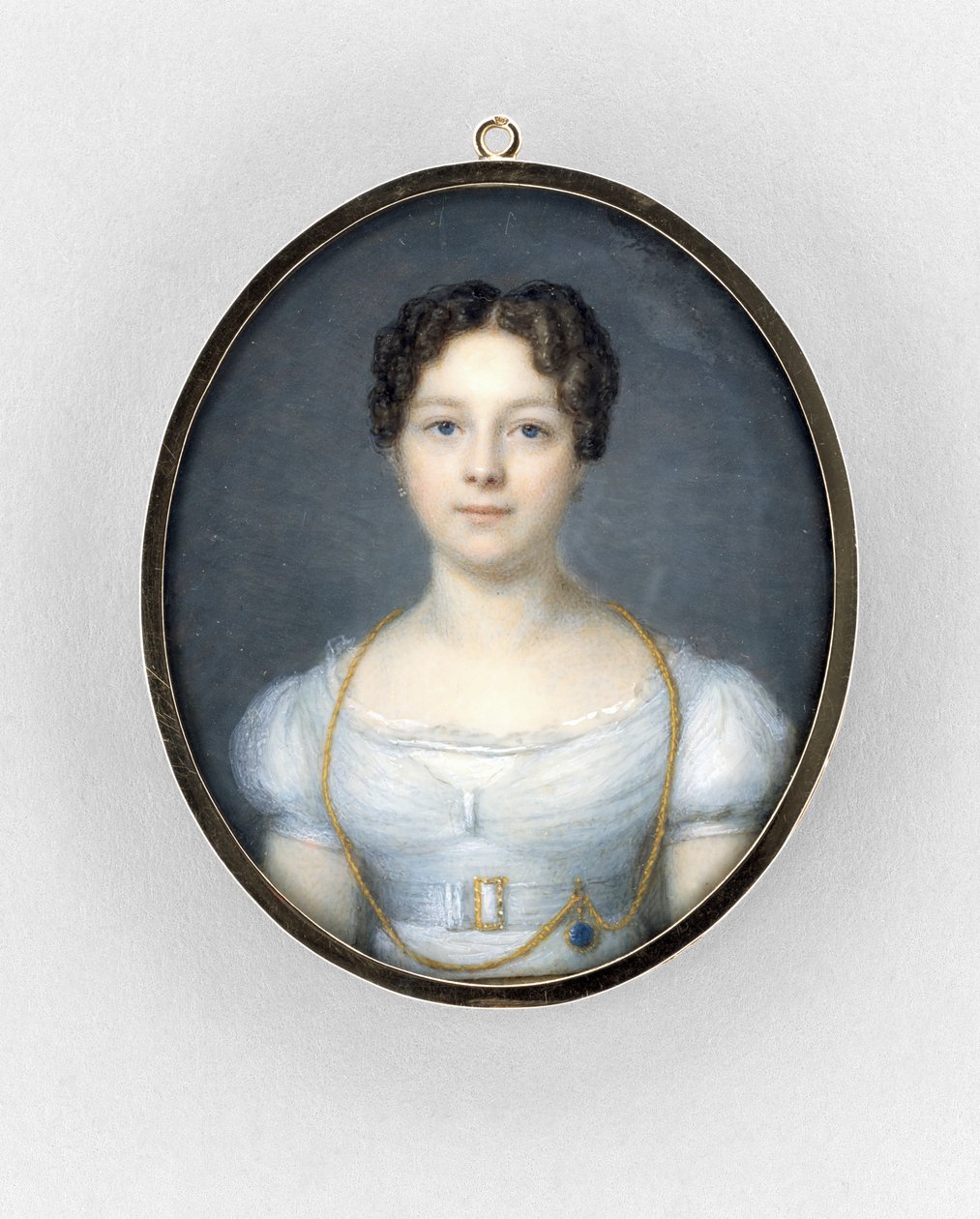 Portrait of a Woman, ca. 1819 (akvarell på elfenben av French School