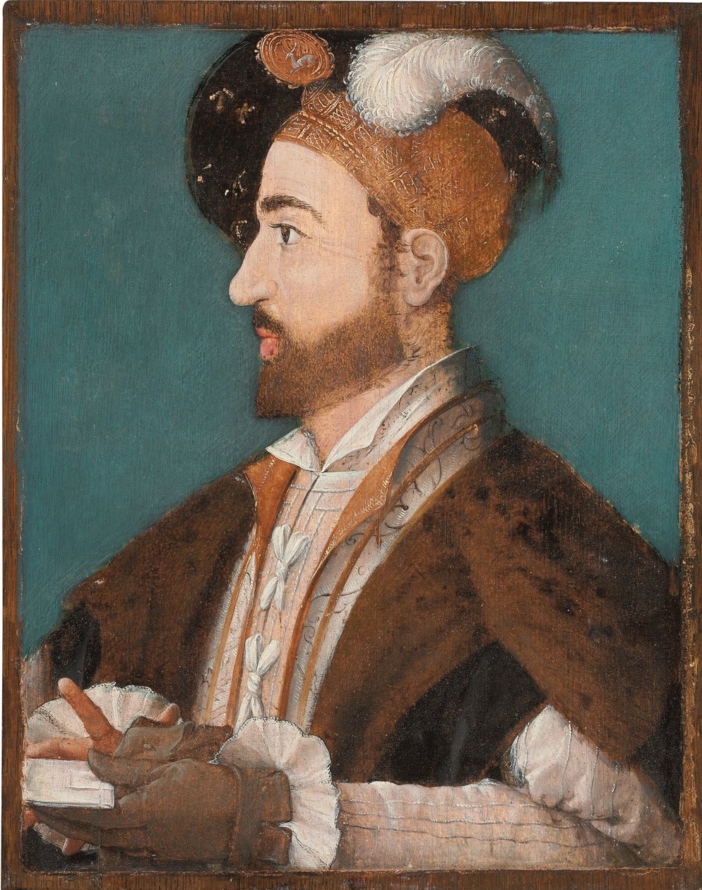 Portrett av en adelsmann, tradisjonelt identifisert som Filip I, kongen av Castilla, ca. 1630 av French School