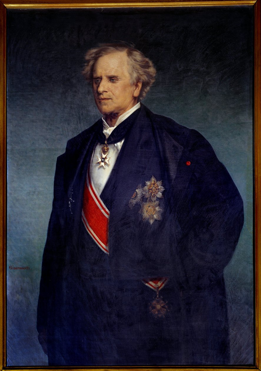 Portrett av astronom og politiker Urbain le Verrier (1811-1877) Maleri av Giacomotti fra den franske skolen i Paris fra 1800-tallet, observatoriets museum. av French School
