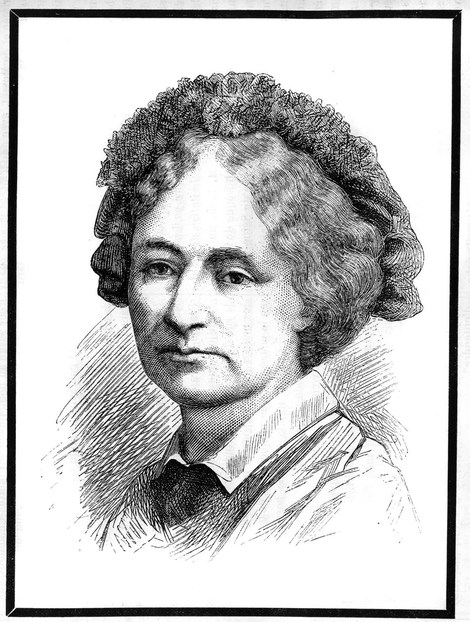 Portrett av grevinnen av Chambord (1817-1886) (Marie Therese Beatrix Gaetane av Habsburg-Lorraine (Habsburg Lorraine), erkehertuginne av Østerrike og prinsesse av Modene). Gravering i "" Le Monde Illustré", 3. april 1886. av French School