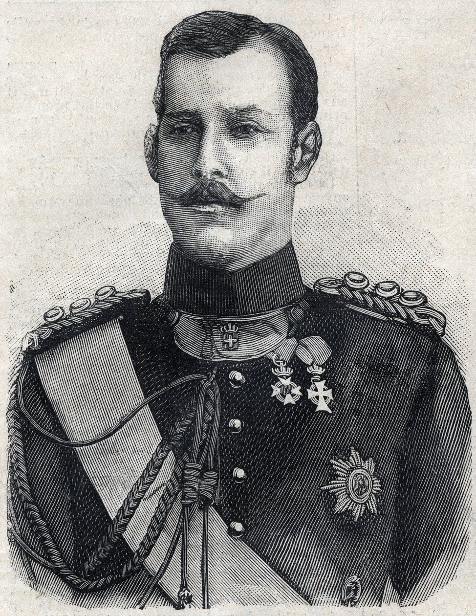 Portrait of the Crown Prince of Greece (who became George I of Greece av French School
