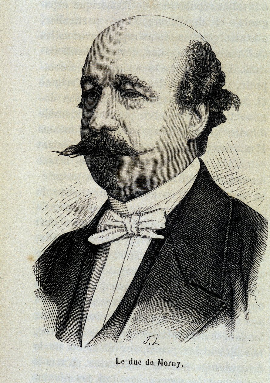 Portrett av hertugen av Morny. av French School