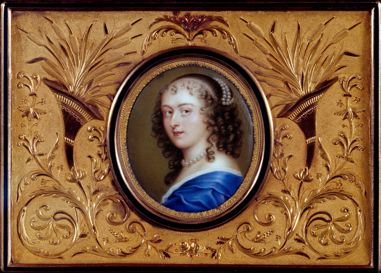 Portrett av den franske forfatteren Anne "" Ninon"" av Enclos (eller Ninon de Lenclos eller Ninon de Lanclos av French School