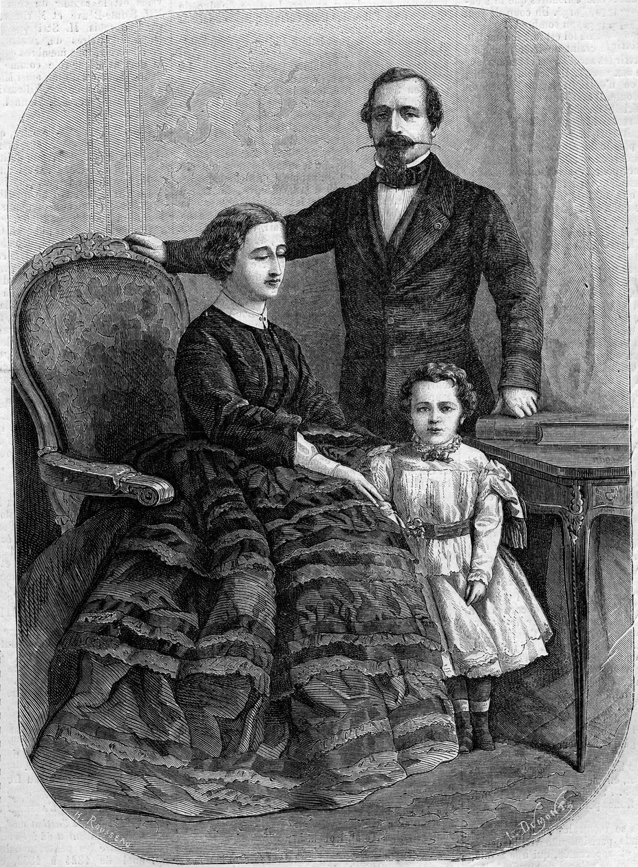 Portrait of the Imperial Family of France av French School