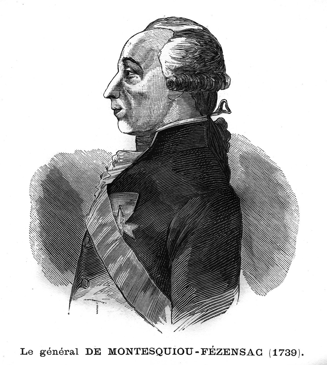 Portrett av markis Anne Pierre Comte de Montesquiou Fezensac (Montesquiou-Fezensac av French School