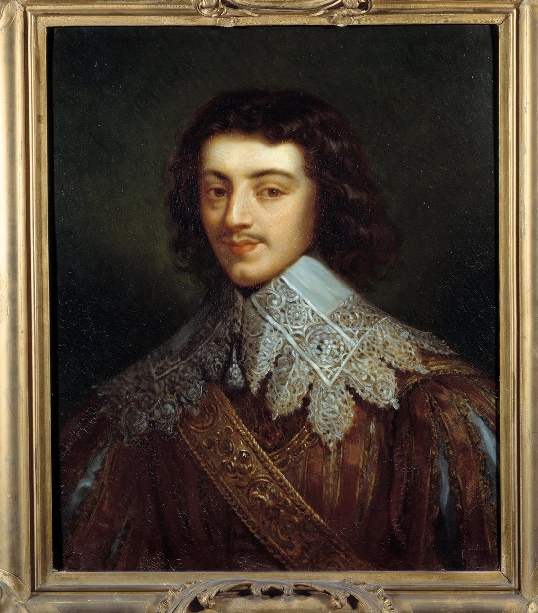Portrett av Marquis de Cinq Mars (Henri Coiffier de Ruze av French School