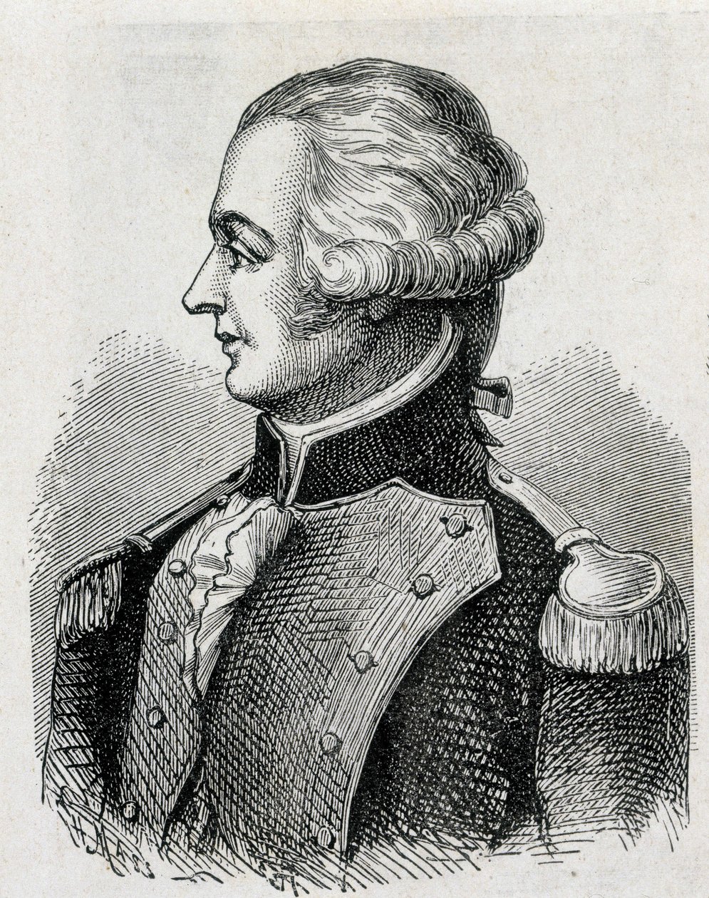 Portrett av Marquis de Jouffroy (1751 - 1832) - i "" Album of Science; berømte lærde; Grandes funn""" 1896. av French School