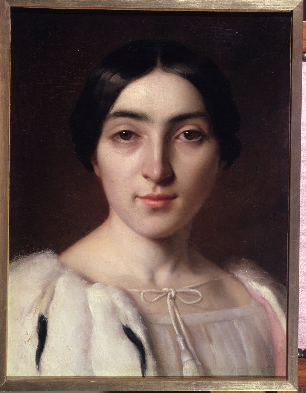 Portrett antas å være Adele Hugo (1830-1915) av French School