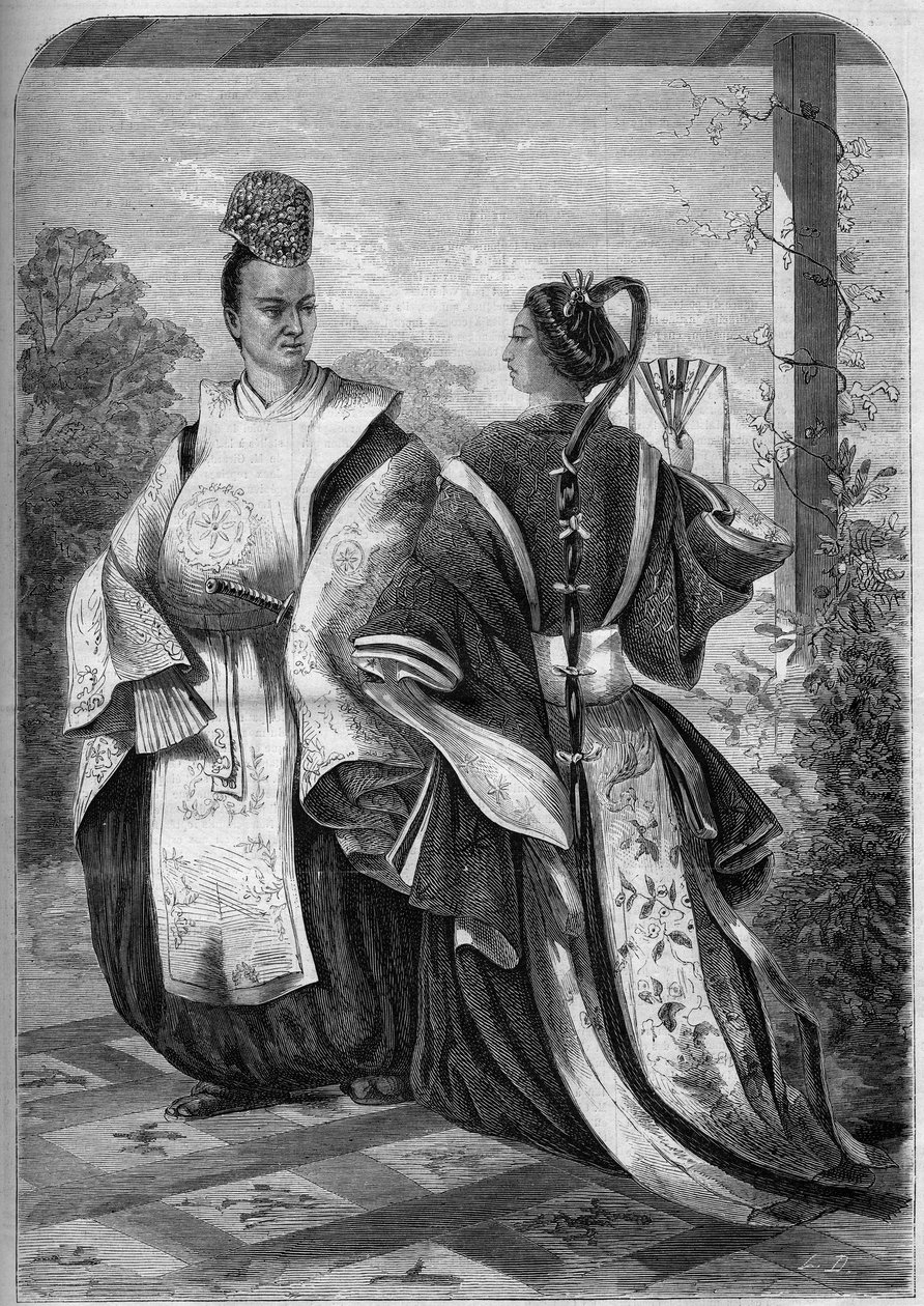 Portretter av keiser Komei (1831–1867) av French School