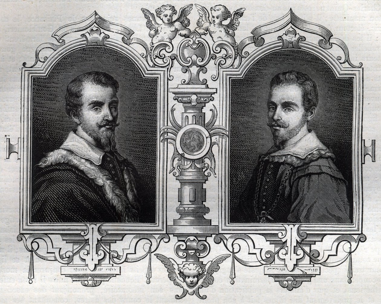 Portretter av Horace (Orazio 1531-1553) og Octave Farnese Octave (Ottavio) av French School
