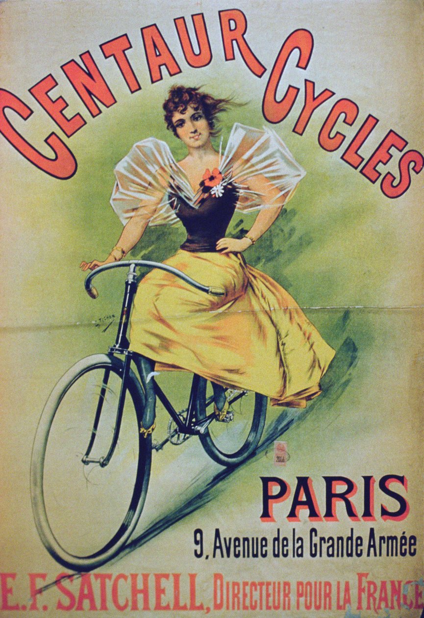 Plakatreklame Centaur Cycles, Paris av French School