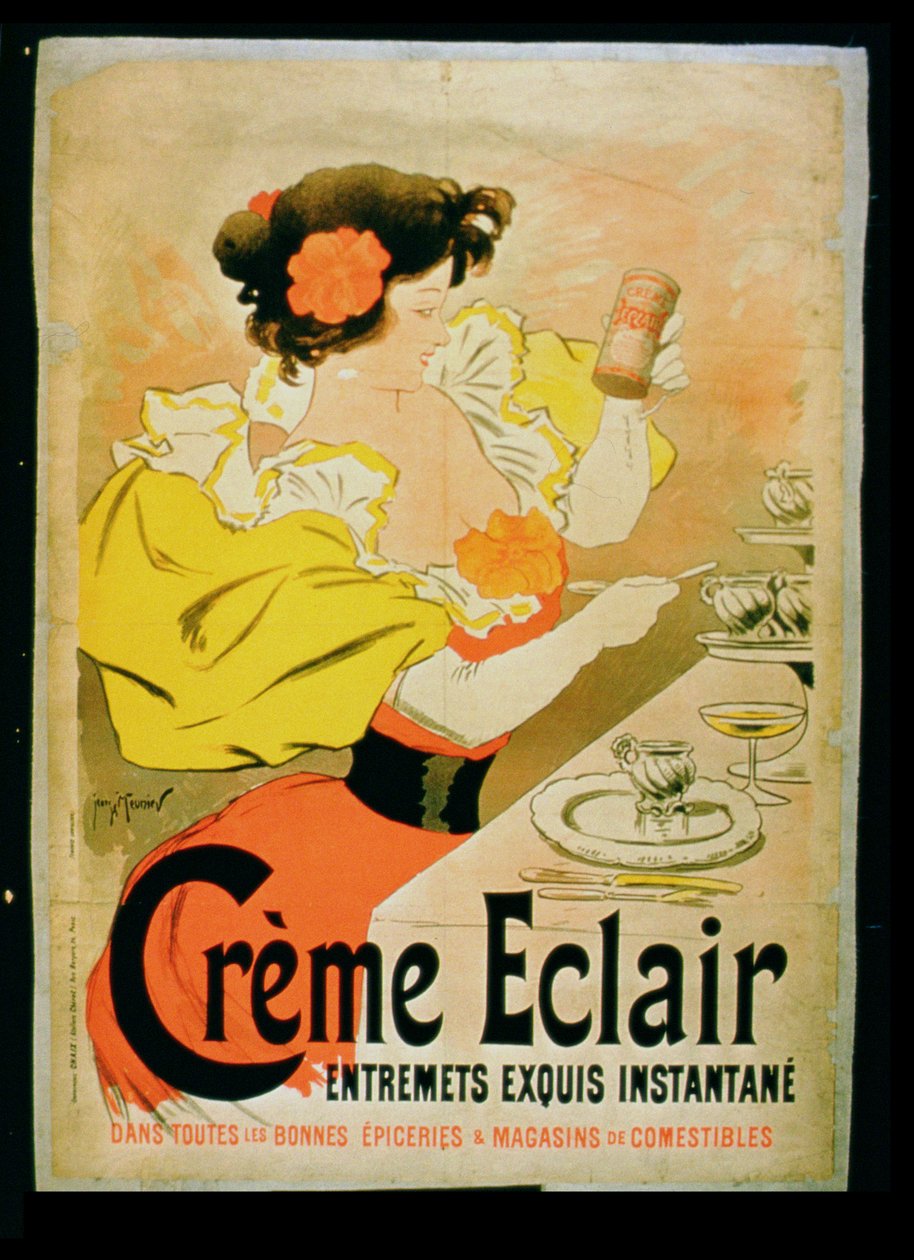 Plakatreklame Creme Eclair Instant Dessert av French School