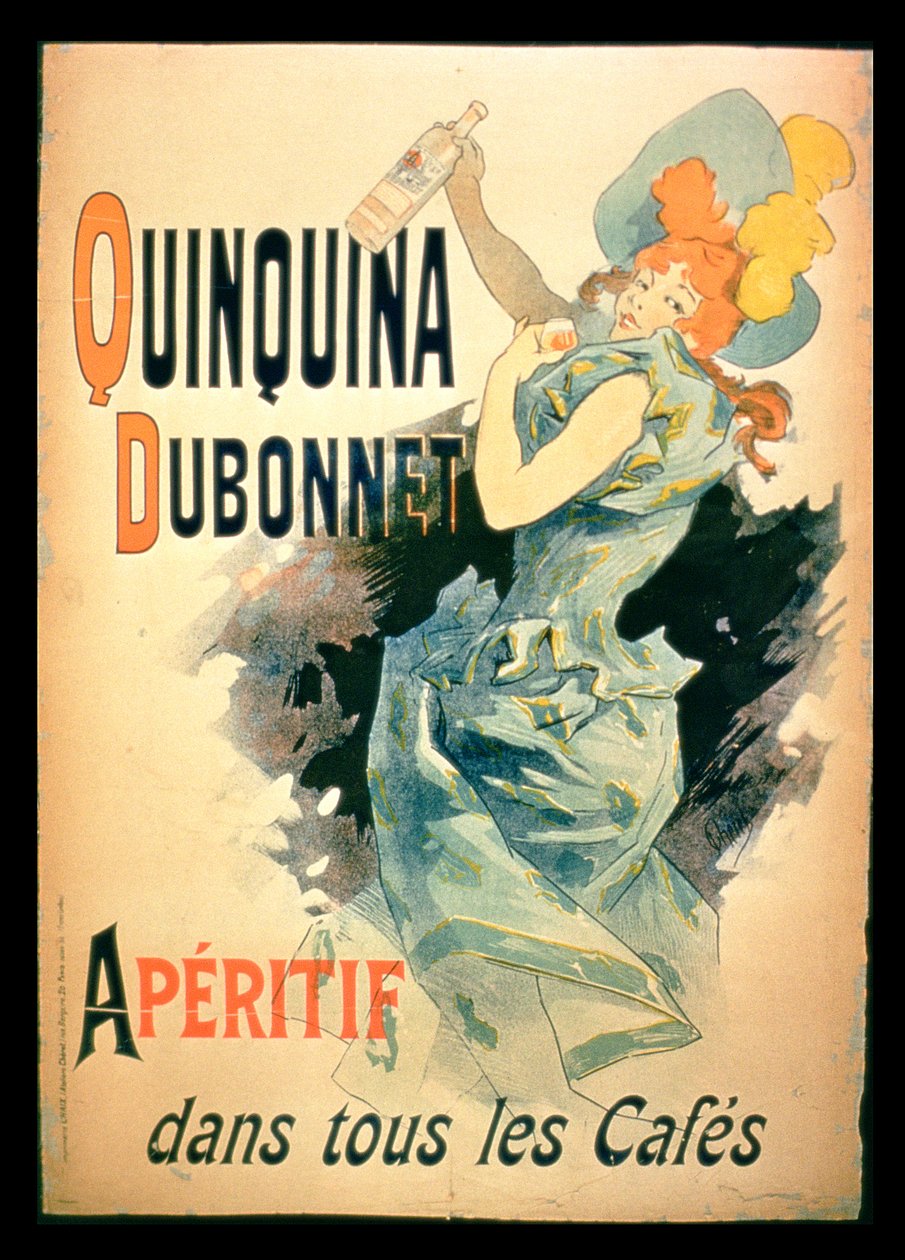Plakatreklame for Quinquina av Dubonnet av French School