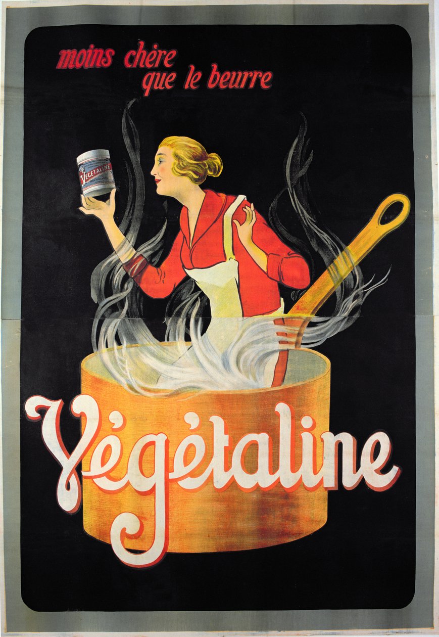 Plakatreklame Vegetalin margarin av French School