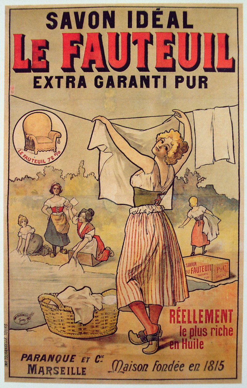 Plakat for Le Fauteuil såpe av French School