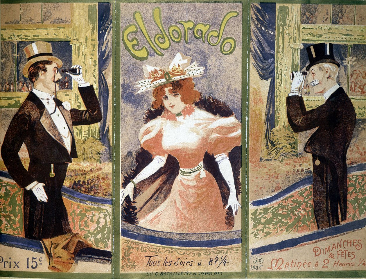 Plakat for teatret L'Eldorado av French School