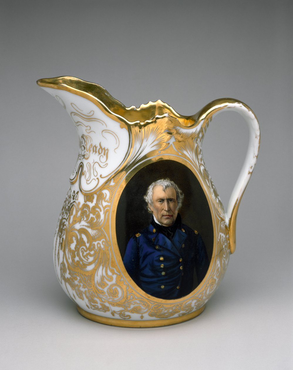 Presentasjonsmugge, ca. 1848-50 (porselen) av French School