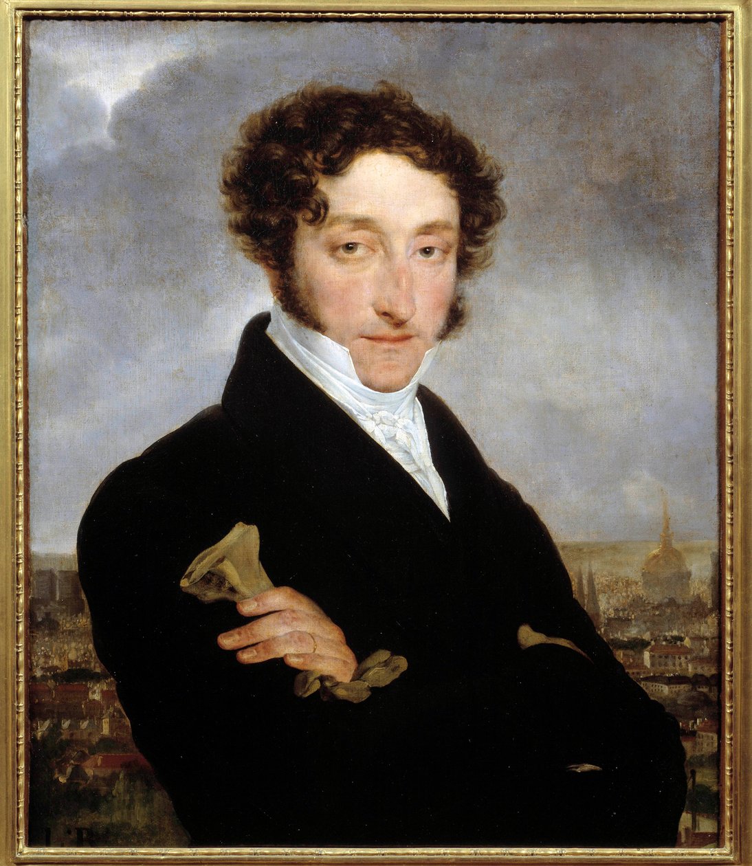 Anta portrett av bokstavenes mann Charles Nodier av French School