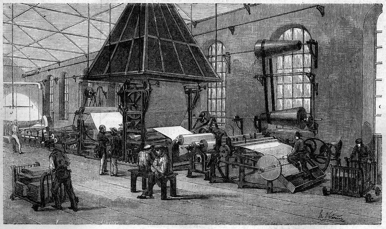 Printing of a Journal: Placing Paper Pulp av French School