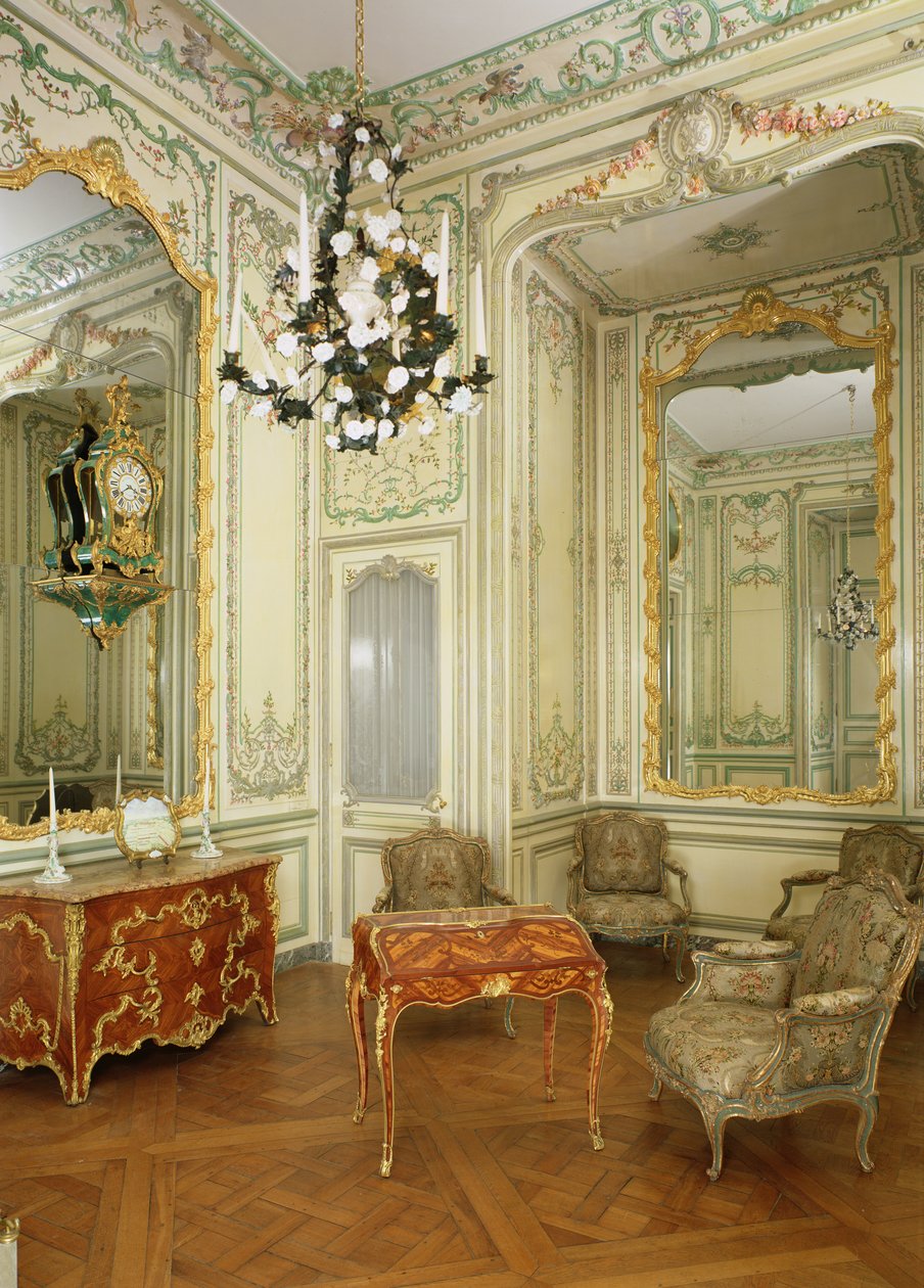 Privat rom til Dauphine Marie-Josephe de Saxe (1731-67) av French School