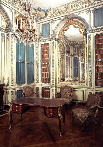 Privat studie av Dauphin Louis av Frankrike (1729-65) senere et bibliotek av French School