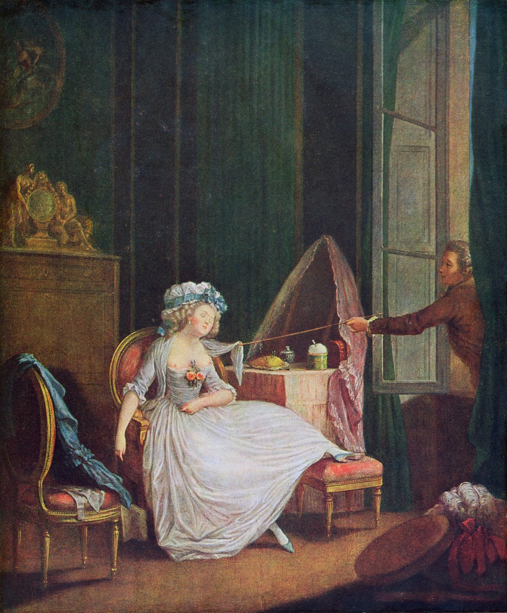 Nysgjerrige øyne av French School