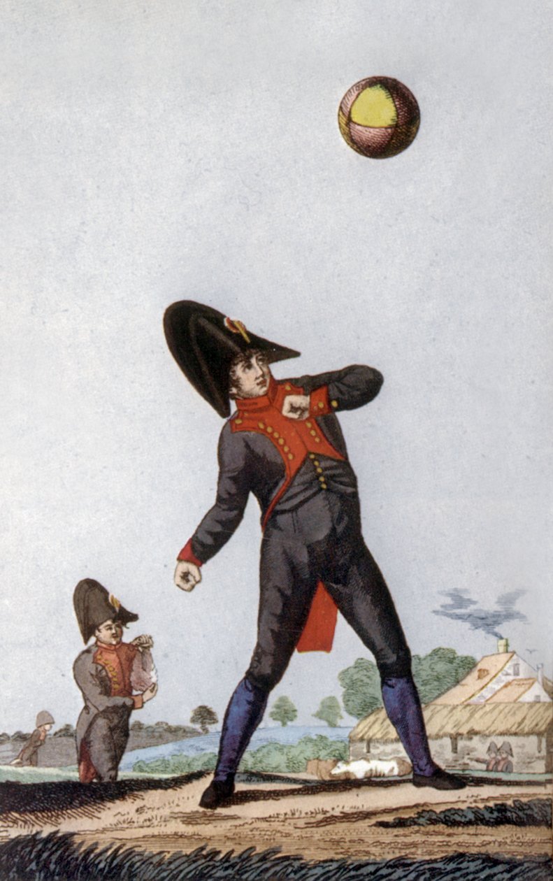 Elev ved Napoleon Secondary School i Paris, ca. 1810 (fargegravering) av French School