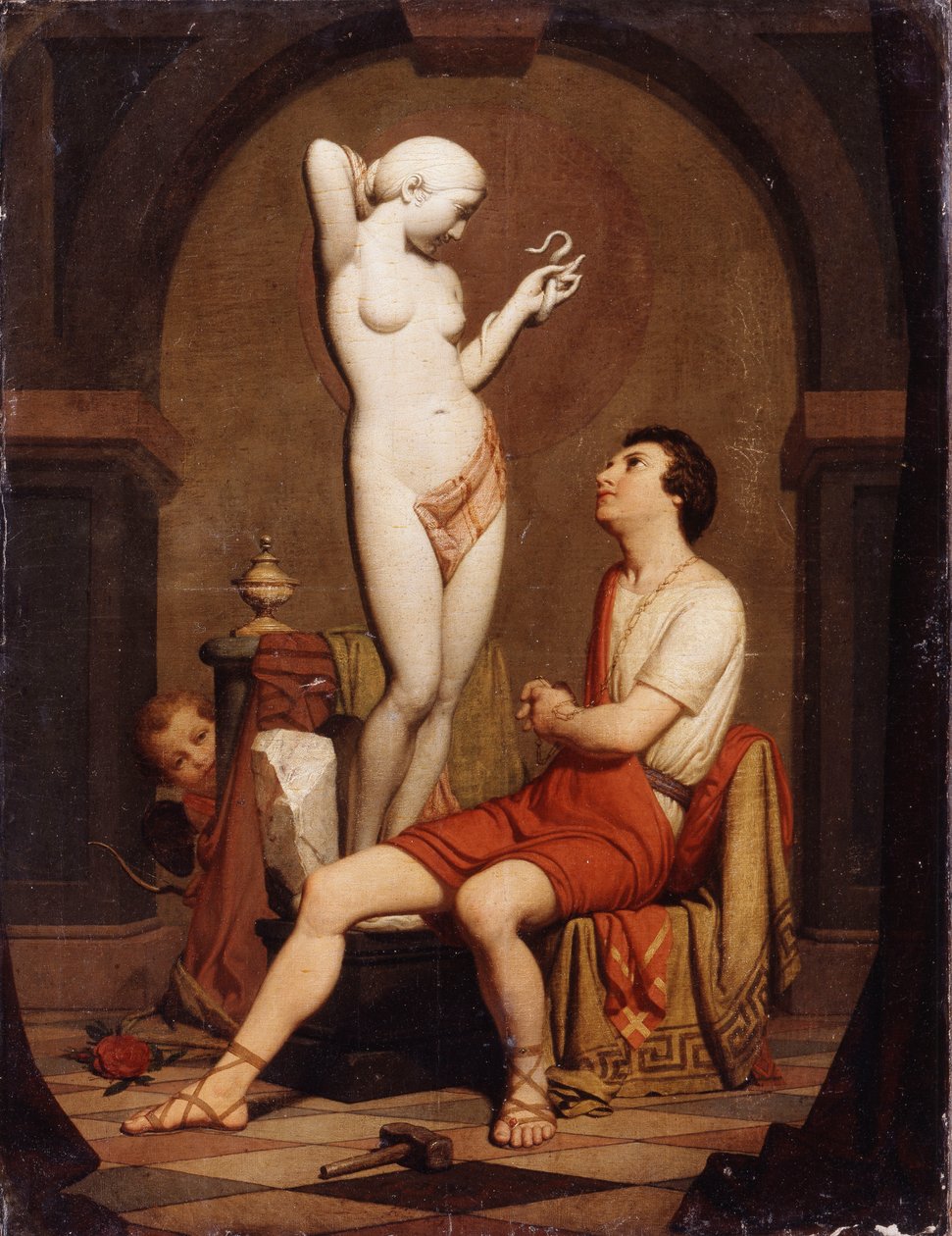 Pygmalion, 1851 av French School