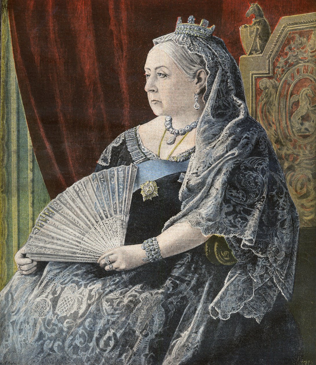 Dronning Victoria Dronning av England, på hennes jubileum - forside av 