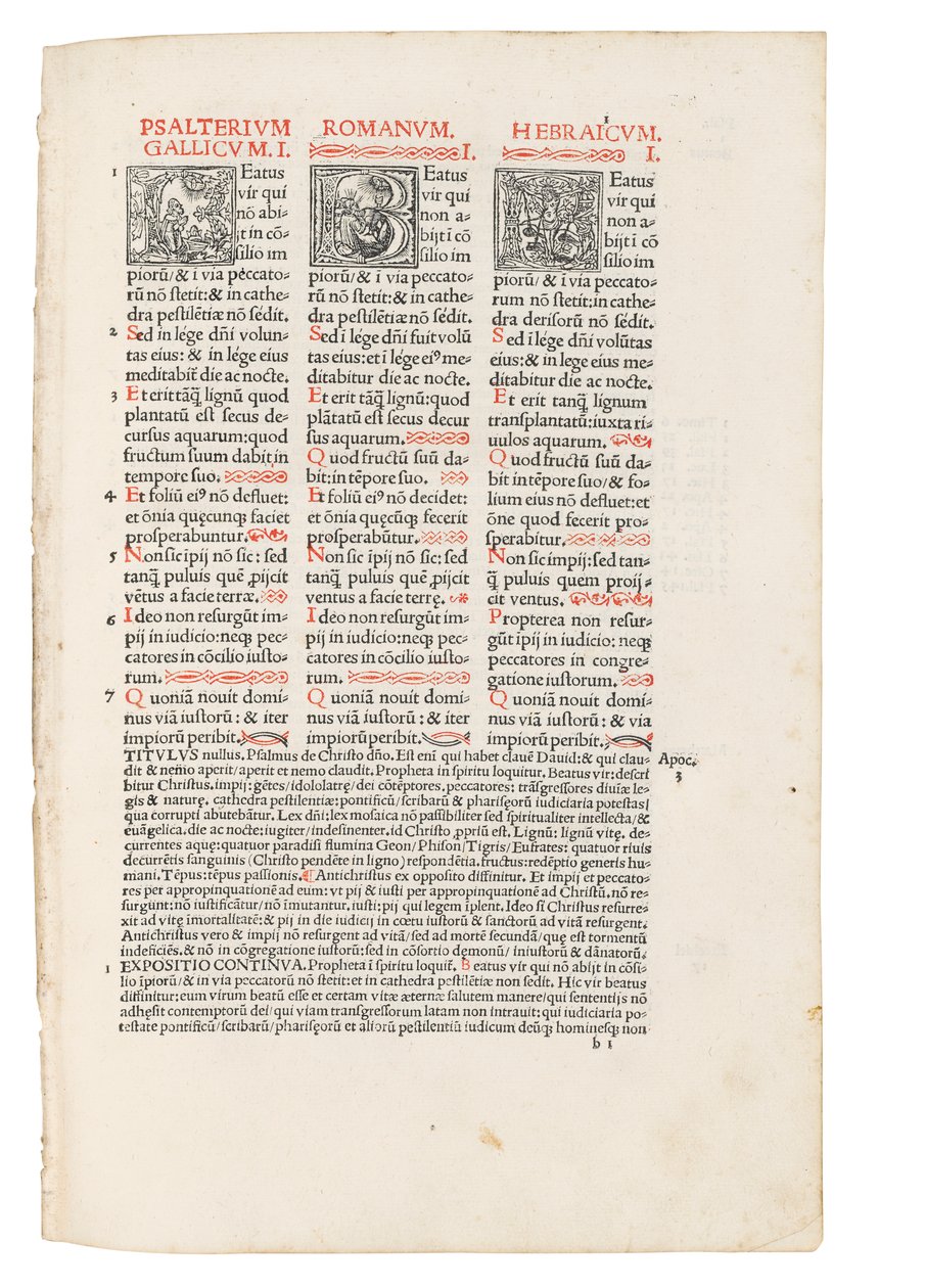 Quincuplex Psalterium, redigert av Jacques Le Fèvre d