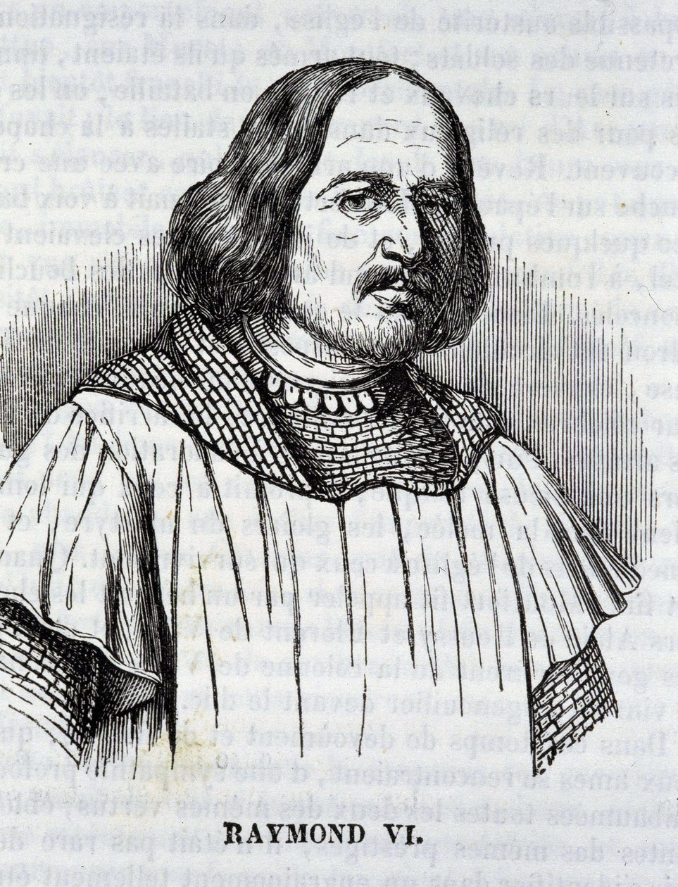 Raymond VI i "The Mosaic of the South", Toulouse av French School