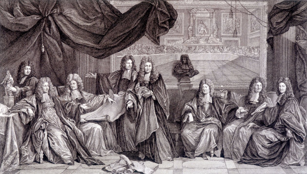 Gjenoppretting av Louis XIV, ca. 1689. av French School
