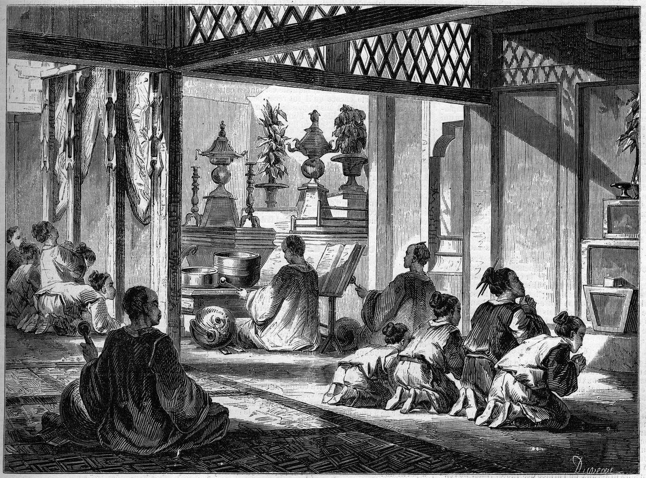 Religiøst tempel, Kina av French School
