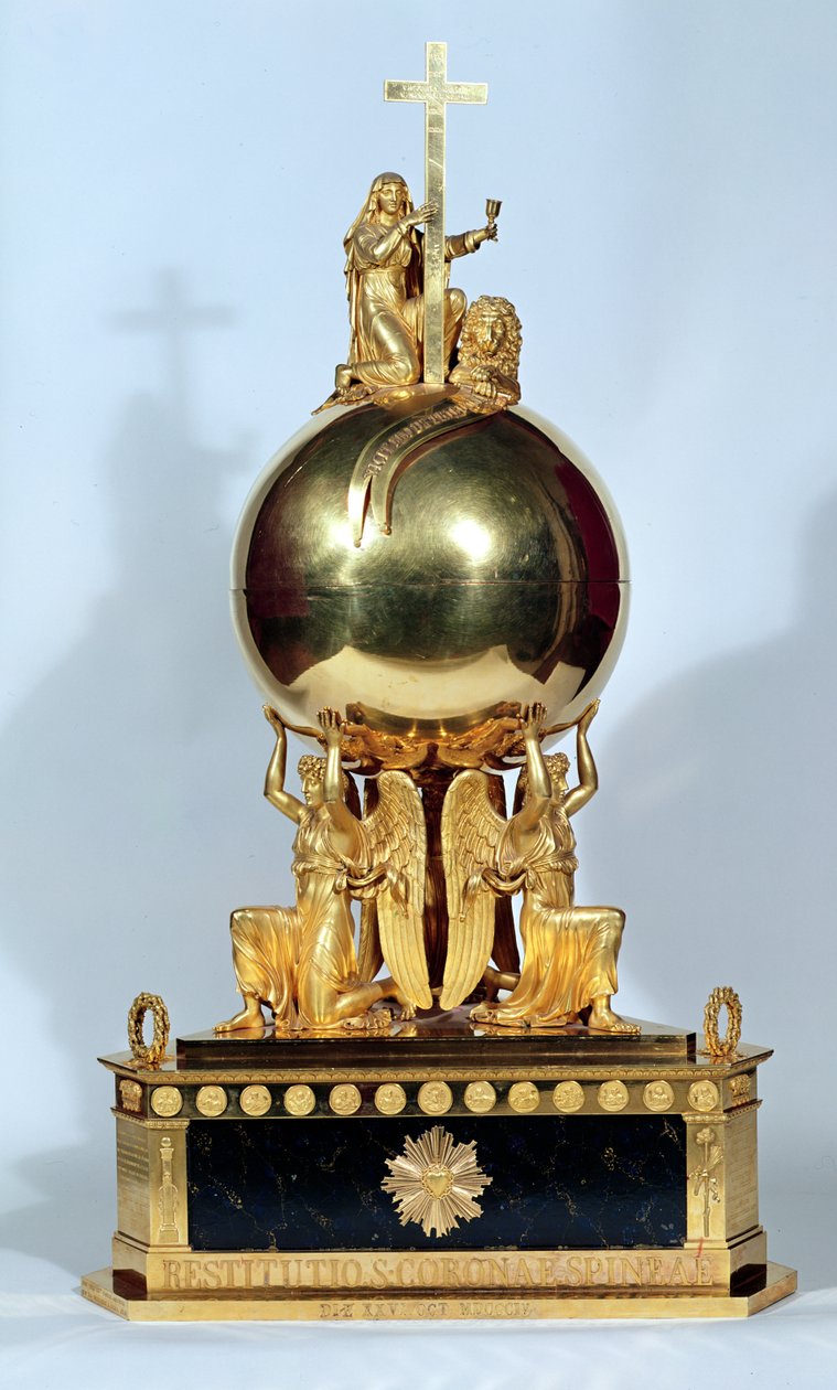 Relikvieskrin av tornekronen, 26. oktober 1804 (gull) av French School