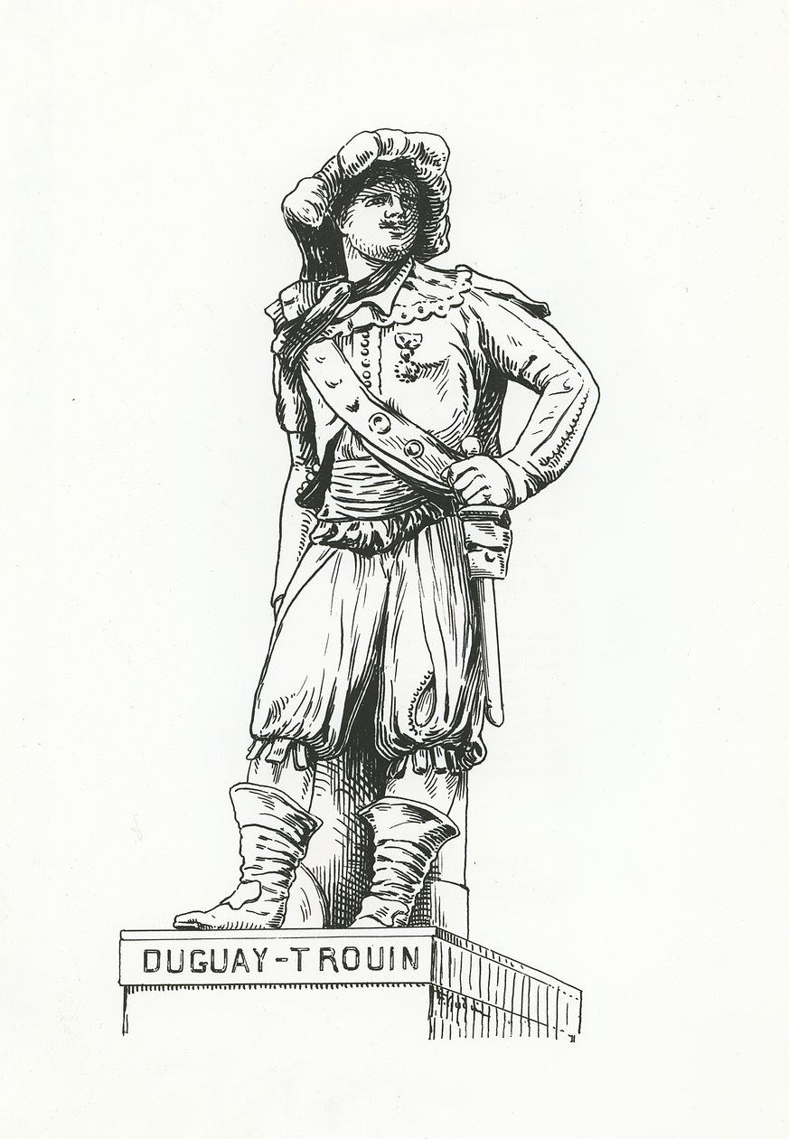 René Duguay-Trouin (gravering) av French School