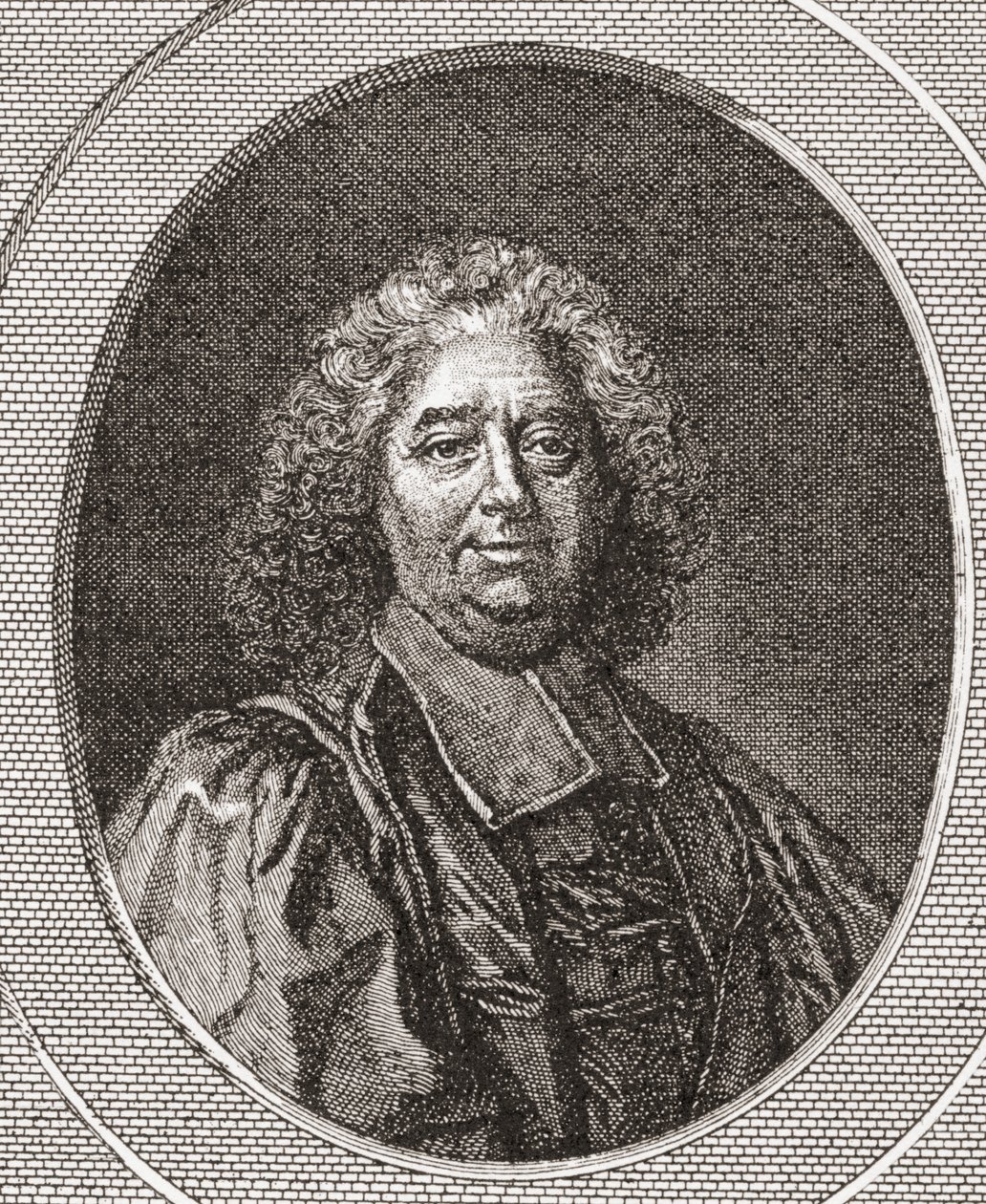 René Pucelle, 1655 -1745. Fransk sorenskriver og abbed i Saint Leonard Corbigny. Fra Les Heures Libres utgitt 1908. av French School