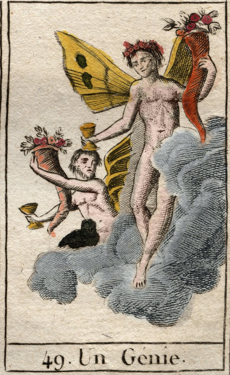 Representation of the Genius of the Nature. From “Mythology of Youth” by Pierre Blanchard 1803. av French School