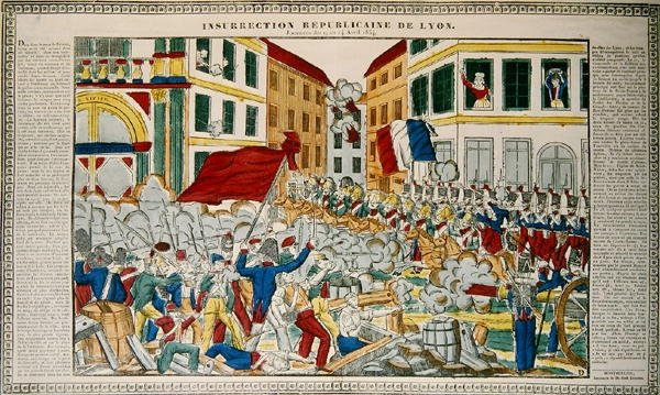Republikansk opprør i Lyon, 9.–14. april 1834 av French School