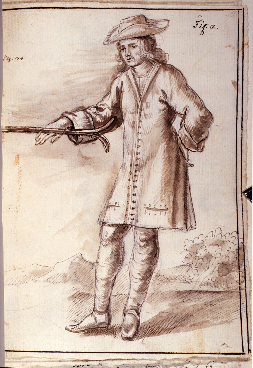 Rabdomancy - rabdomancy - sourcellerie - i "" Okkult fysikk, eller behandling av spådomsstaven og dens nytte for oppdagelsen av kilder til miner, cacher, tyver og flyktende mordere, etc"" - av Pierre Le Lorrain (Abbe de Vallemo) av French School