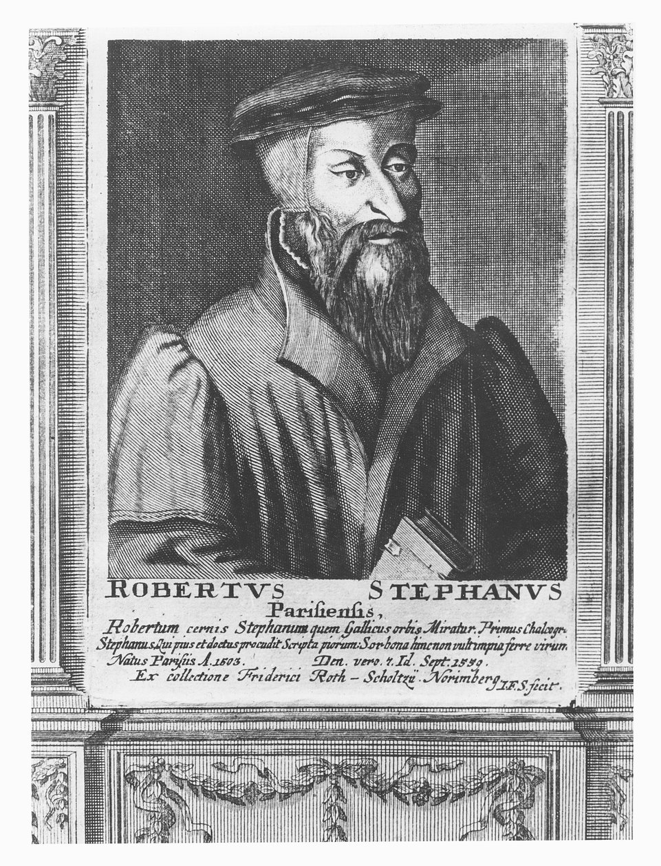 Robert Estienne (gravering) av French School