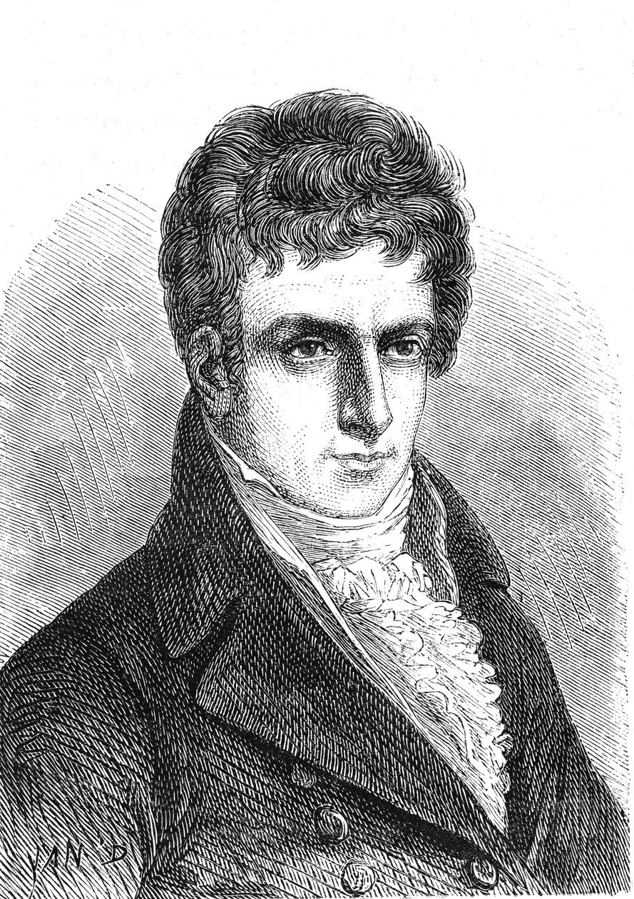 Robert FULTON (1765-1815), amerikansk ingeniør og oppfinner (dampbåt). av French School