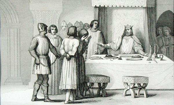 Robert II (970-1031) den fromme løslater konspiratørene, fra 