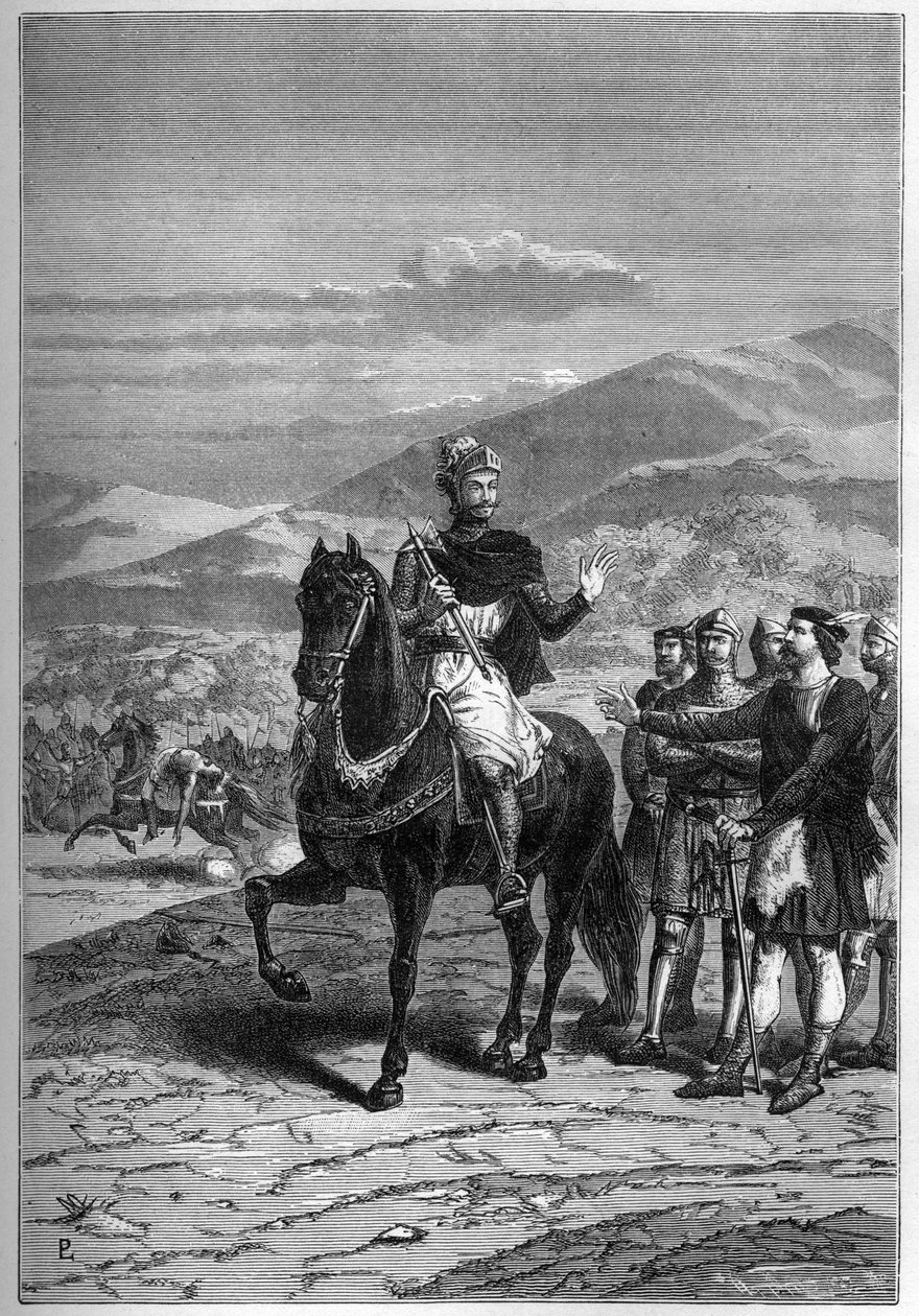 Robert the Bruce før Bannockburn, 1313, Skottland - Robert I av Skottland av French School