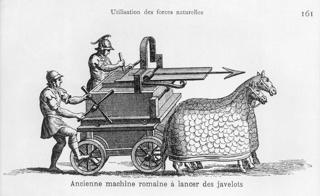 Romersk krigsmaskin for å skyte spyd av French School