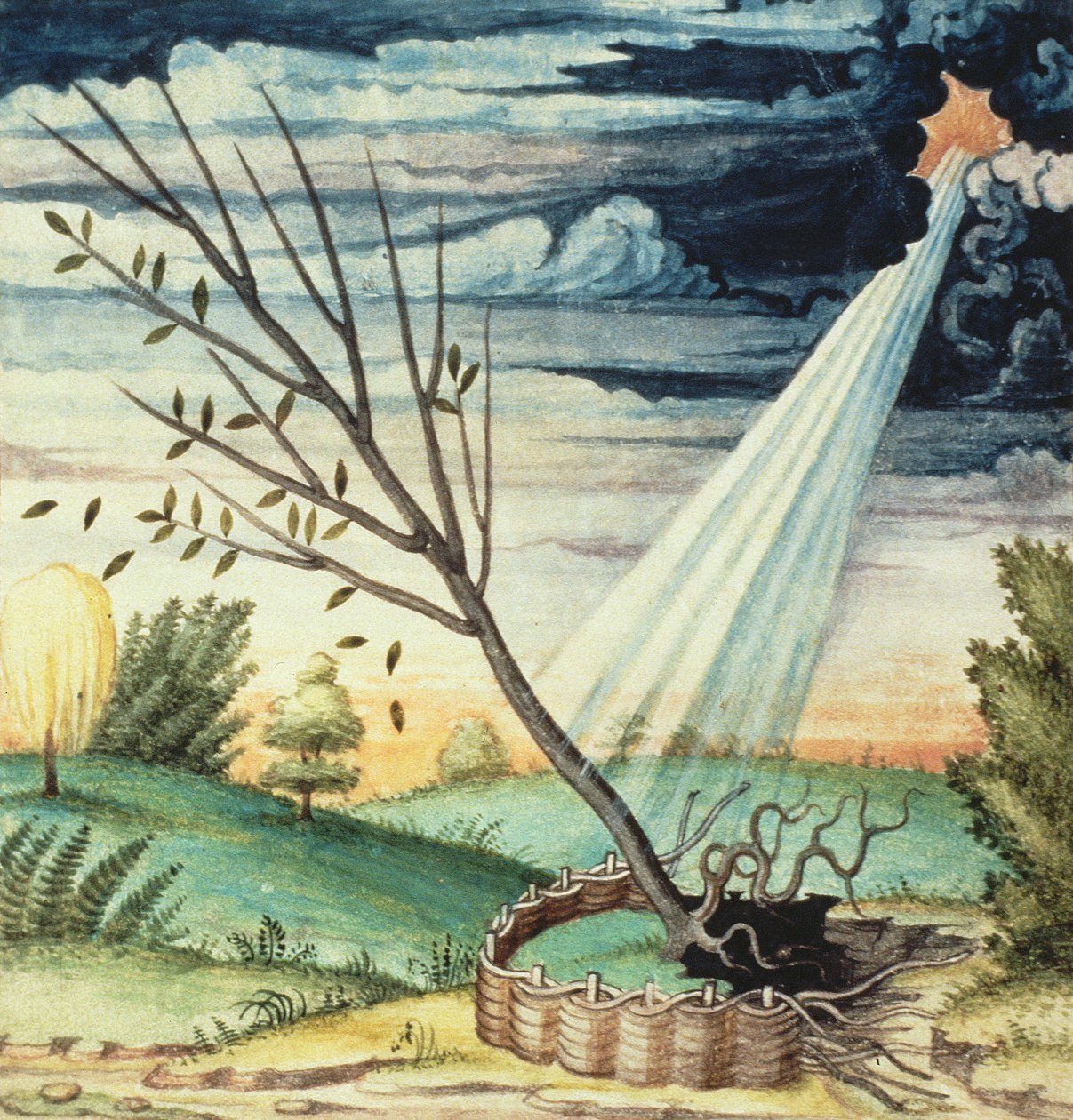 SMM2 s.17 Storm, fra Theatre des Vices et Vertus, av Jan van der Noot (ca. 1539-95) av French School