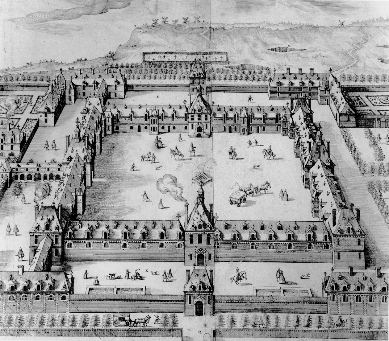 Saint-Louis Hospital, tidlig på 1600-tallet av French School