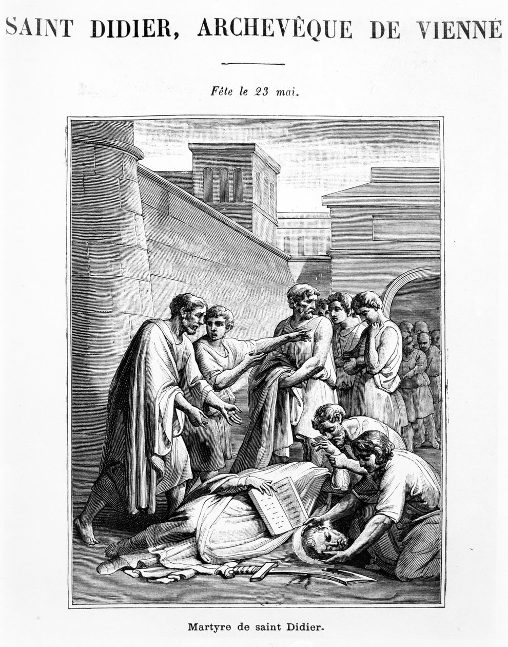 Saint Desideius, erkebiskop av Vienne av French School