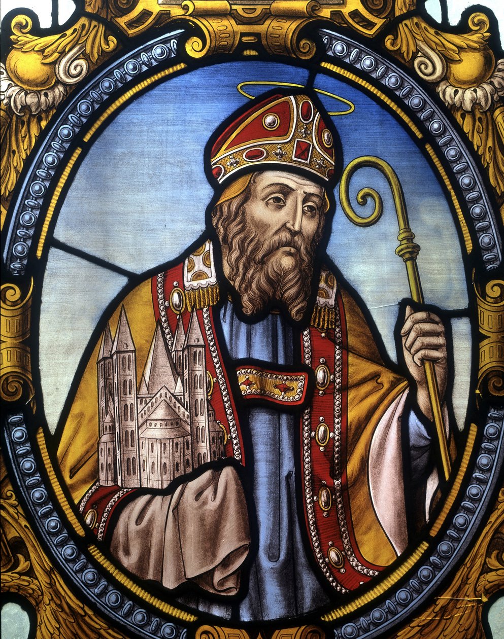 Saint Elefthera. Biskop av Tournai av French School