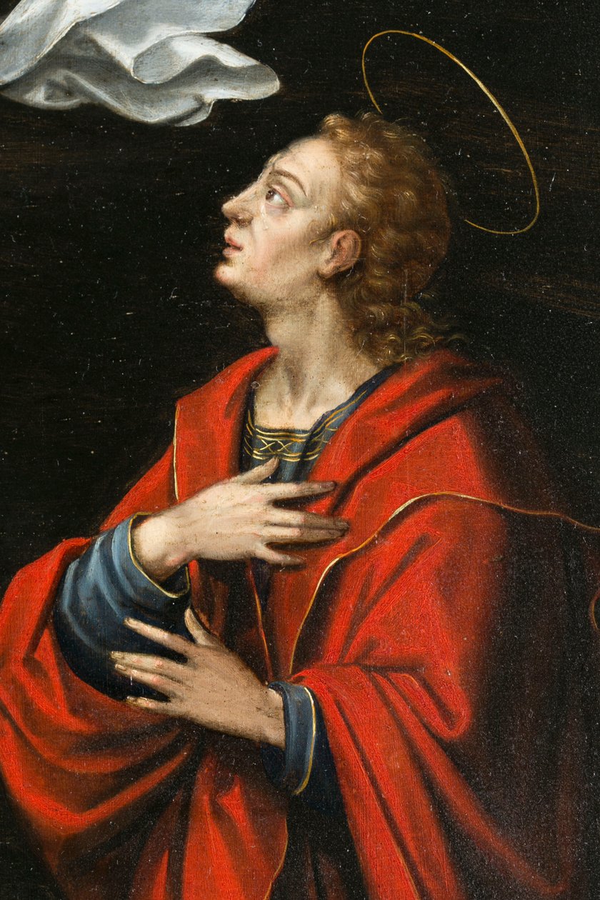 Saint John. Triptyk av Aubery av French School