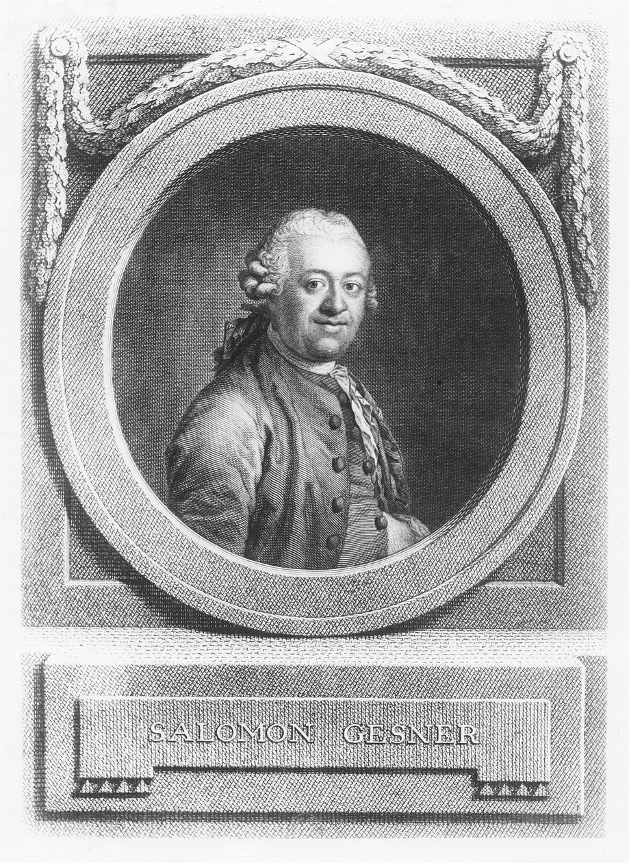 Salomon Gesner (gravering) av French School